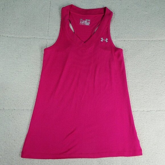 Under Armour Tops - Under Armour Heatgear Fuchsia Tank Top X-Small
